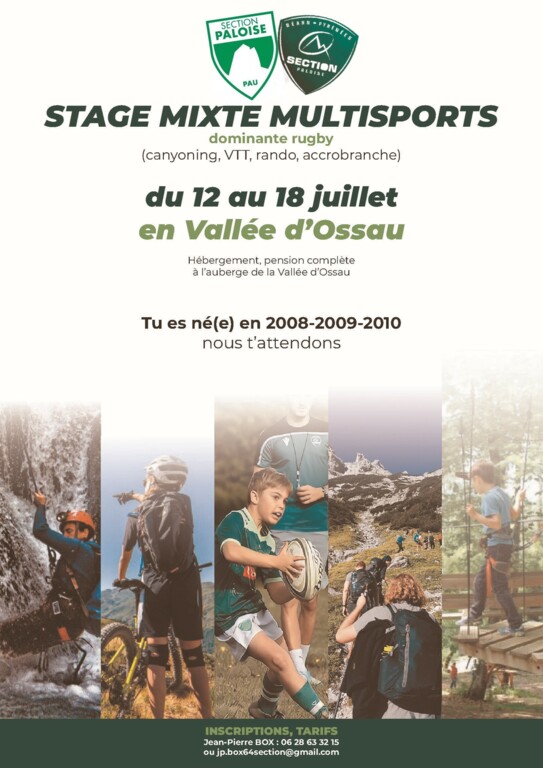 Camp d'été / Stage mixte multisports