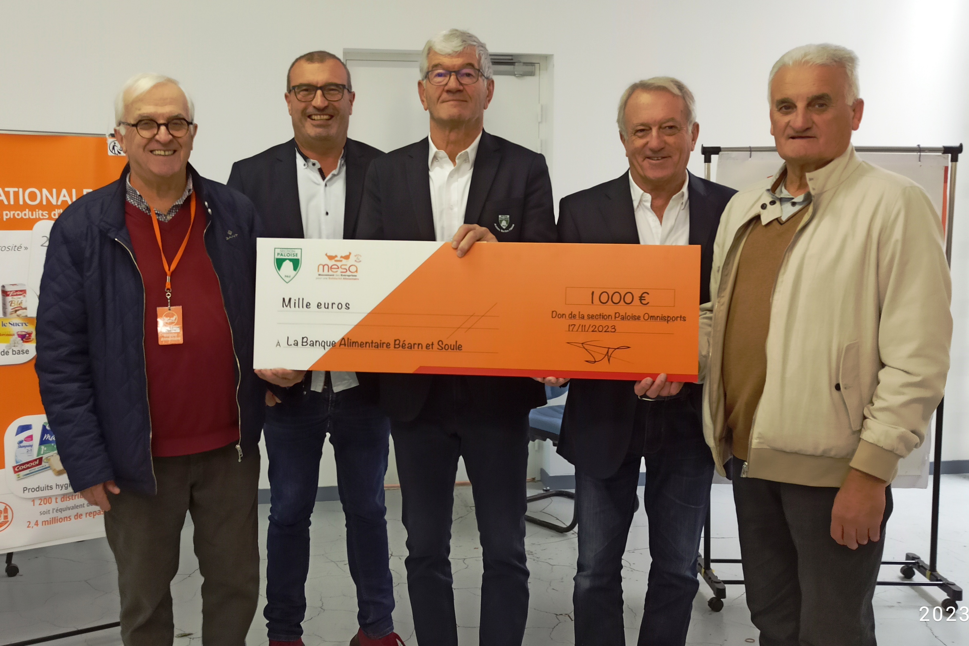 Don à la banque alimentaire