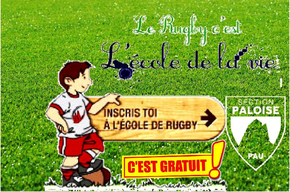 Au rugby, c'est gratuit depuis le 1er février