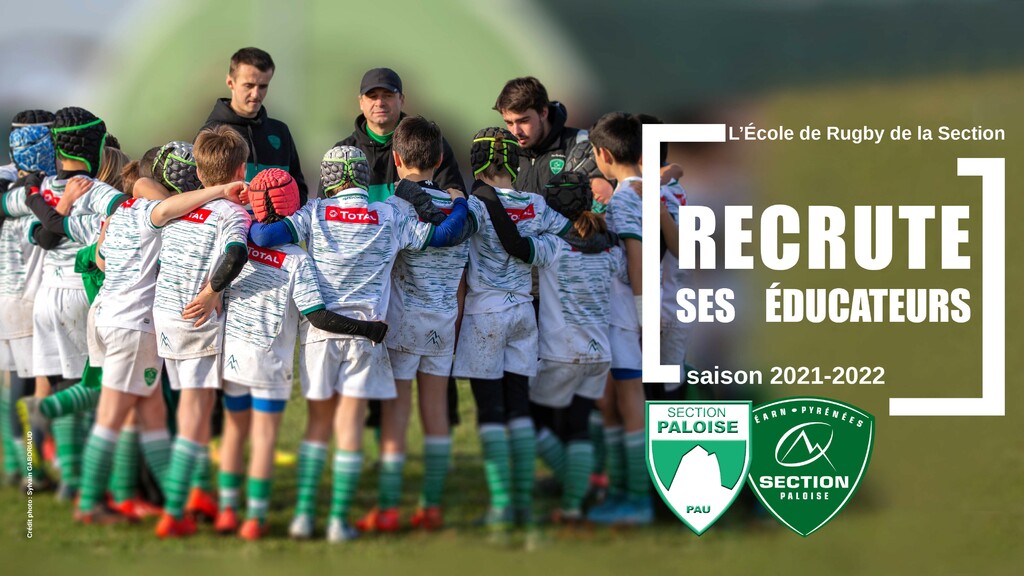 Ecole de Rugby en recherche d'éducateurs / éducatrices