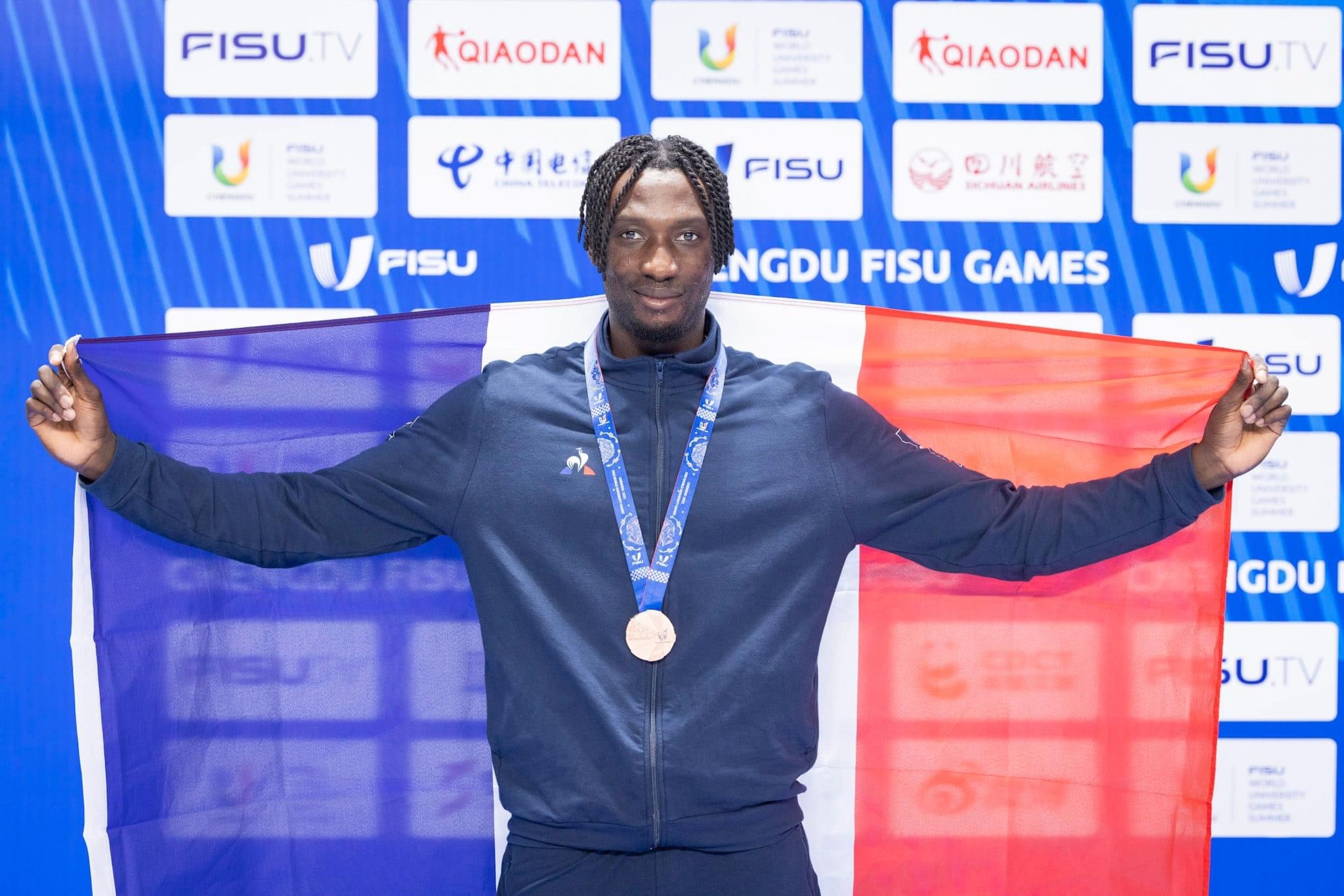 Samuel JARRY en Bronze aux Championnats du Monde Universitaire de Chengdu