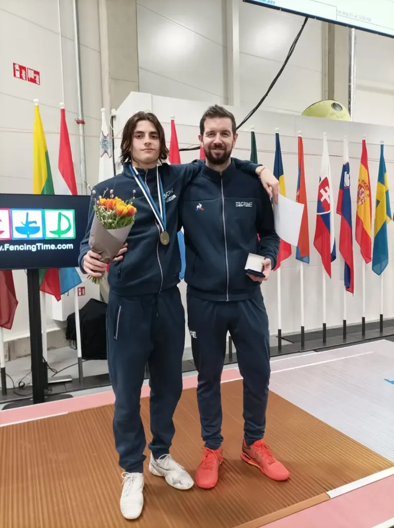 Le sectionniste Tom Couderc en bronze aux 