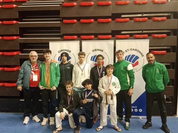 Championnats LRNA COMBAT - Minimes / Juniors (2 Médailles d'Or, 1 d'Argent et 3 de Bronze) - Le 10 Février 2024 - BOE (47)