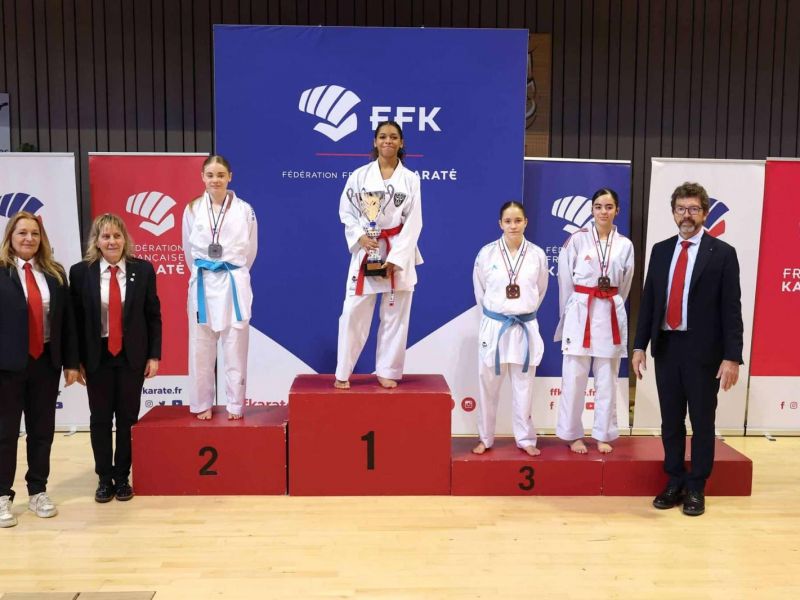 Coupe de France Juniors - 15 Novembre 2025 à CEYRAT (63) - Oriane RUIZ 3ème.